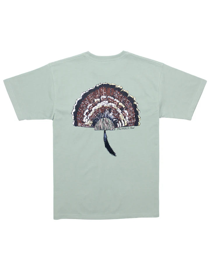 Turkey Mount Tee-Chrome Grey