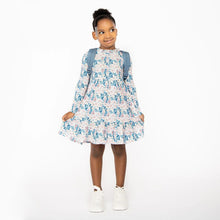 Load image into Gallery viewer, Once and Floral Toddler Neck Ruffle Dress