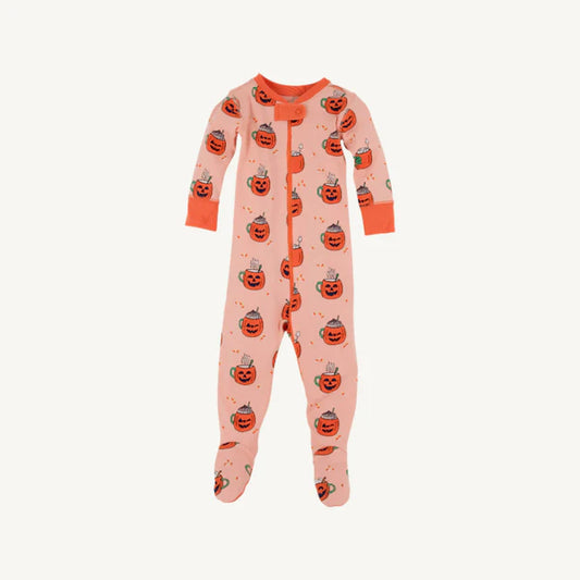 Knox's Night Night Footie- Pumpkin Spice