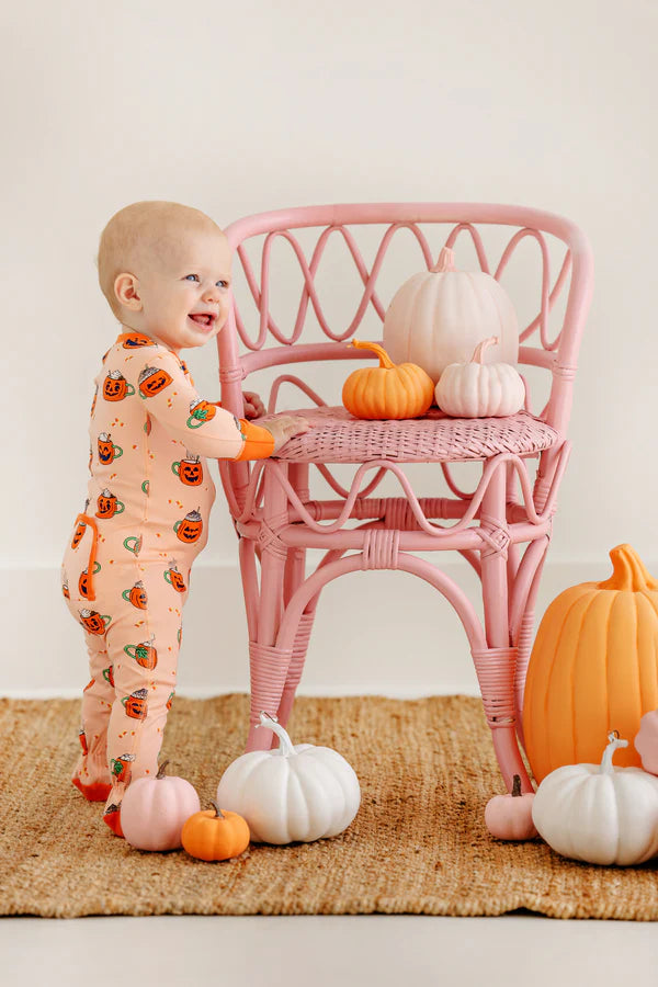 Knox's Night Night Footie- Pumpkin Spice