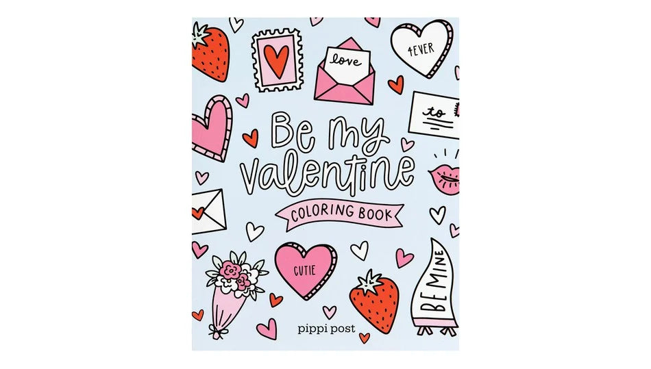 Be My Valentine Coloring Book