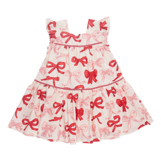 Camelia Dress- Valentine's Bows