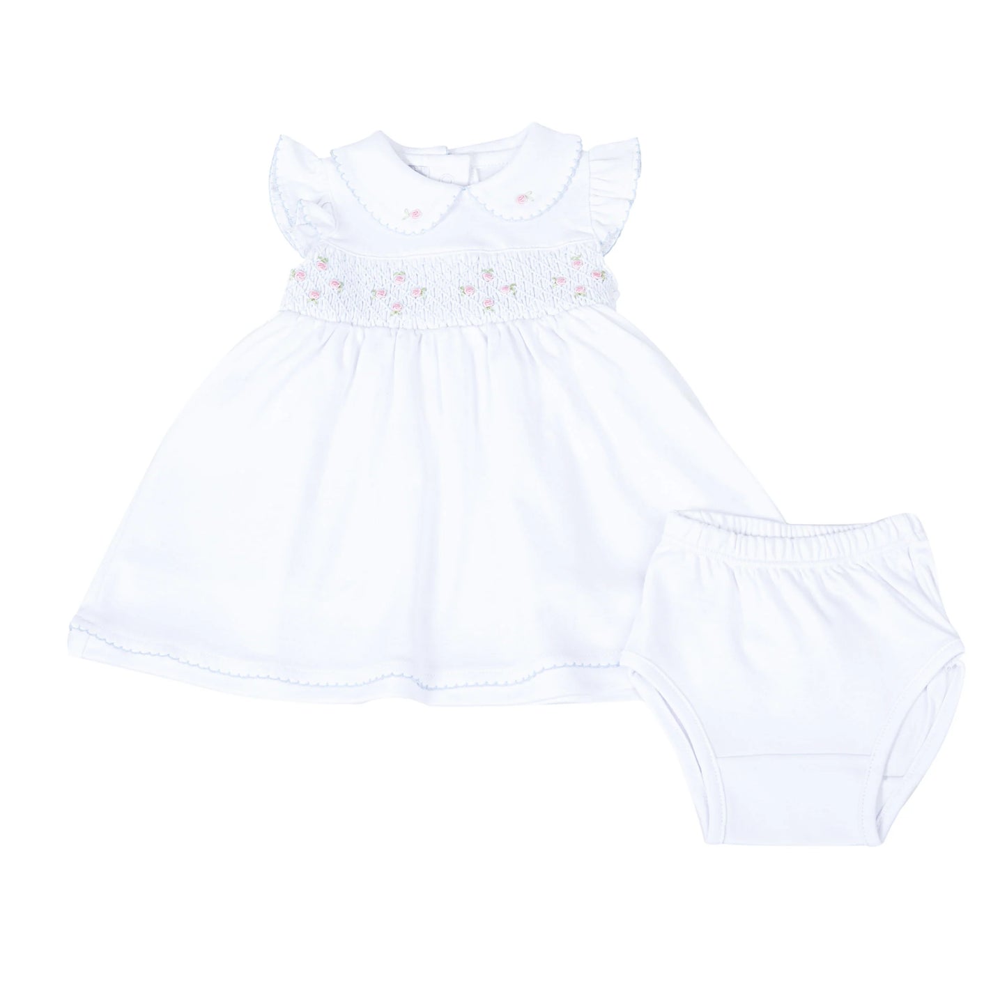 Charlotte's Classics Smocked Flutters Dress Set