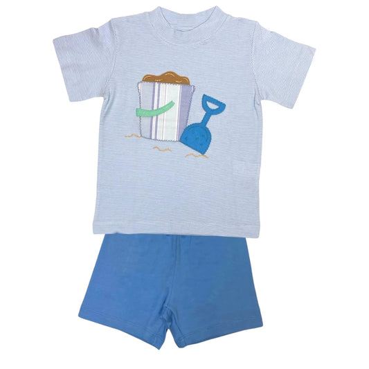 Beach Toys Blue Short Set