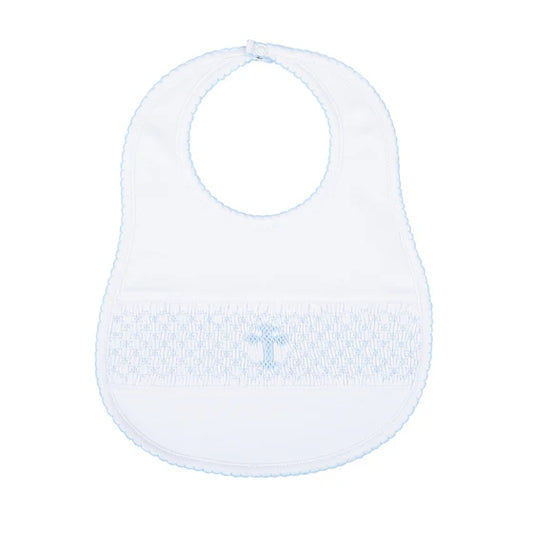 Blessed Spring Smocked Bib