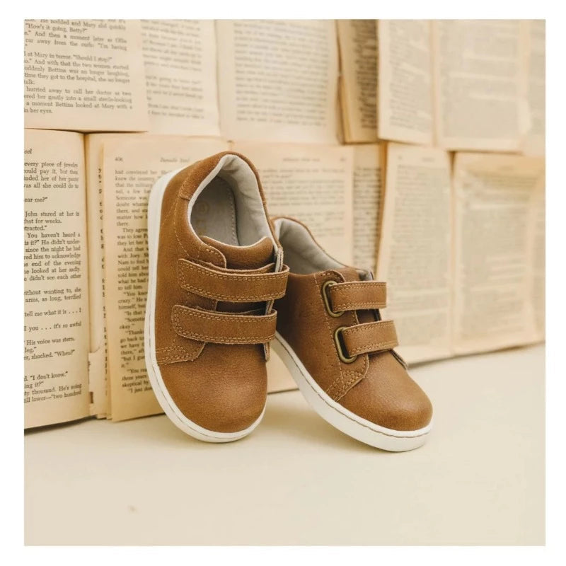 Kyle Double Strap Sneaker- Chestnut