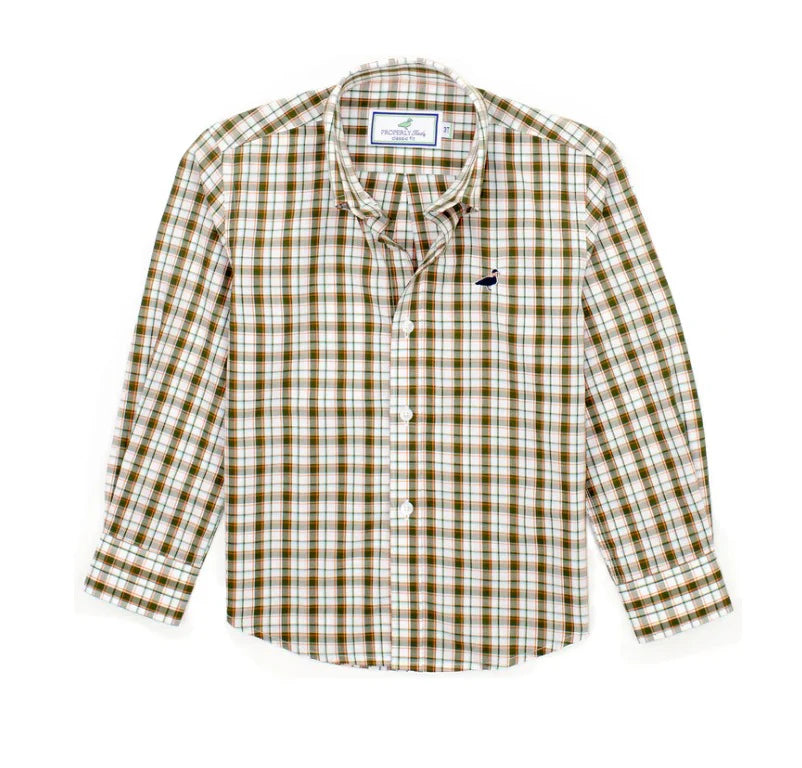 Seasonal Sportshirt Olive Grove