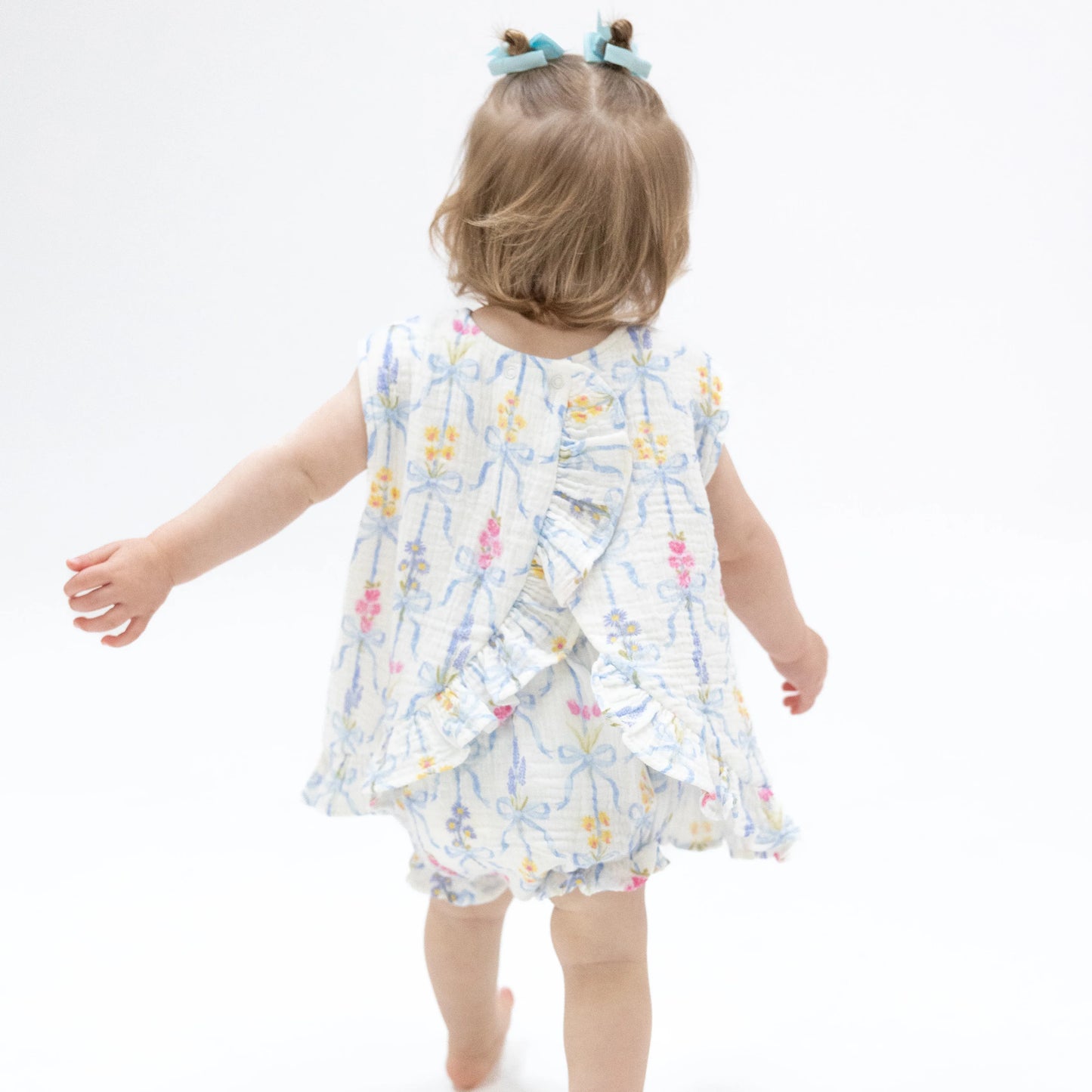 Ribbon Bouquets- Ruffle Back Top & Bloomer