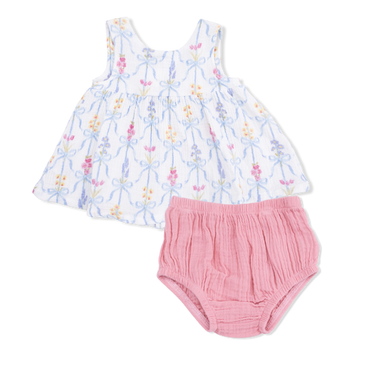 Ribbon Bouquets- Dress & Bloomer