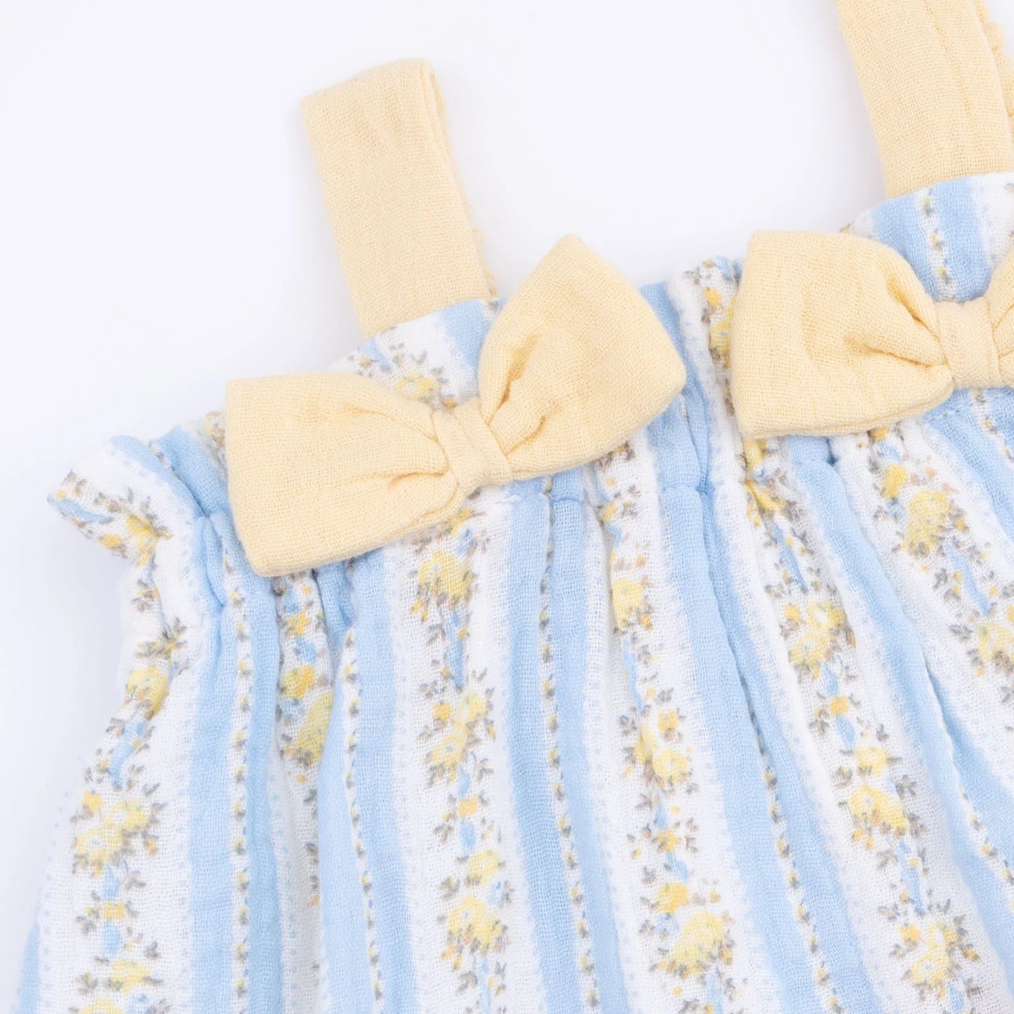 Odalys Floral Stripe- Top & Bloomer