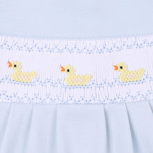 Load image into Gallery viewer, Just Ducky Classics Smocked Short Playsuit