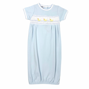 Just Ducky Classics Smocked Gathered Gown