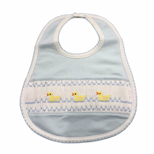 Load image into Gallery viewer, Just Ducky Classics Smocked Bib