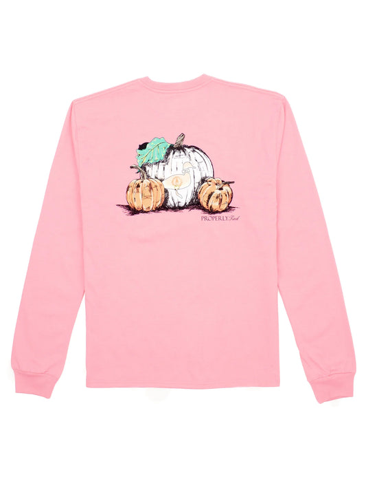 Girl's Duck O' Lantern L/S Light Pink