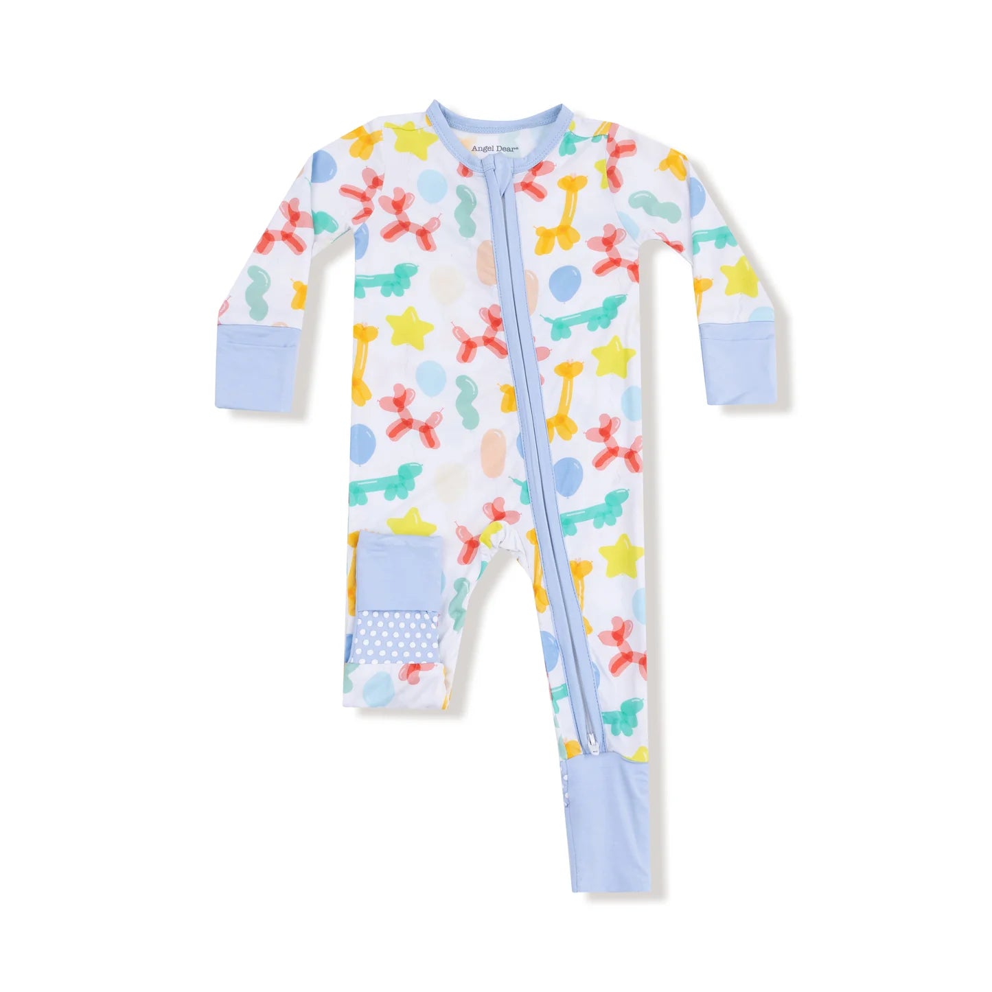Blue Balloon Animals- 2 Way Zipper Romper