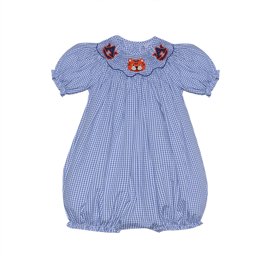 Auburn Tigers Smocked Bishop Girl Bubble