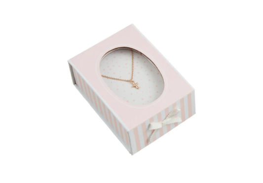 Gold Boxed Cross Necklace