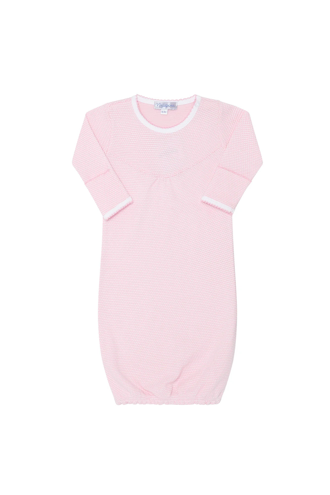Pink Bubble Baby Gown