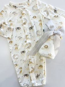 Dreamy Safari Convertible Gown
