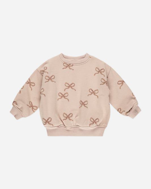 Relaxed Sweatshirt- Bows