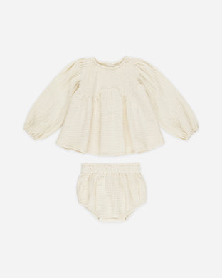 Sophia Top & Bloomer Set- Natural