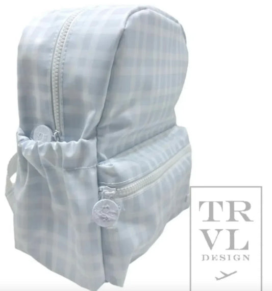 TRVL Mini Backer- Pimlico Plaid Blue
