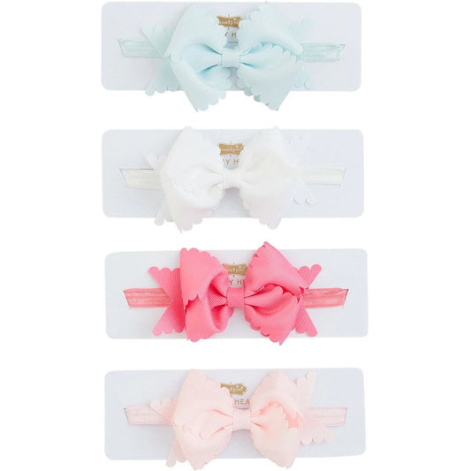 Scallop Bow Headband