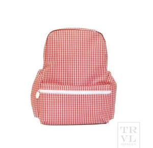 TRVL Design Backpacker: Gingham Red
