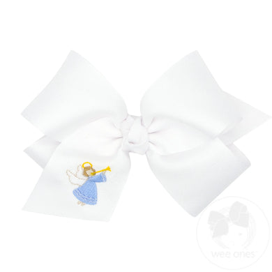 Weeones Emb. Angel Knot Bow