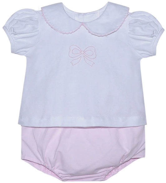 Bailey Bow Diaper Set