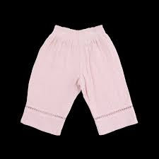 Solid Muslin Lotus- Wide Leg Pant