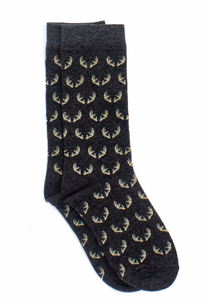 Lucky Duck Socks Antlers