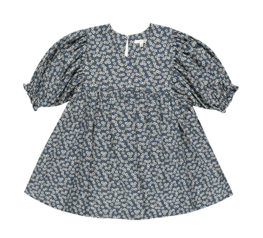 Jolene Dress - Blue Foral