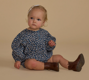 Gwen Romper - Blue Floral