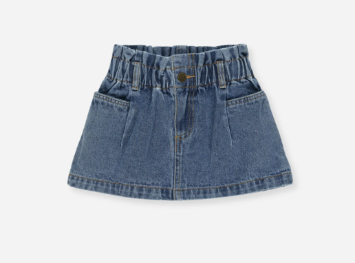 Denim Mini Skirt - Indigo