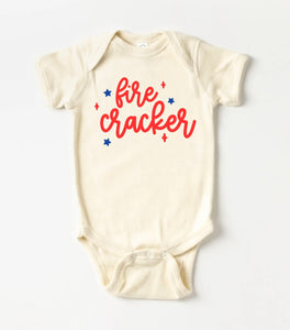 Fire Cracker Infant Onsie