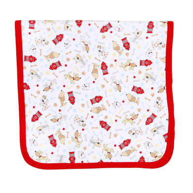 Pawesome Pup Printed Burp Cloth