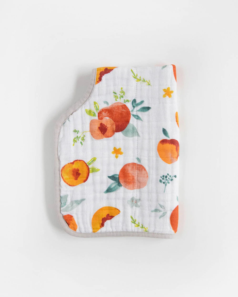 Cotton Muslin Burp Cloth- Georgia Peach