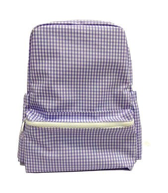 TRVL Design Backpacker: Gingham Lilac