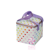 Mint Tiny Hearts snack square