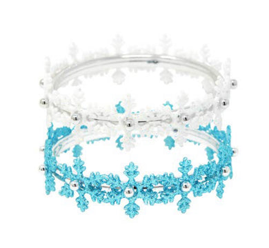 Glitter snowflake bracelets