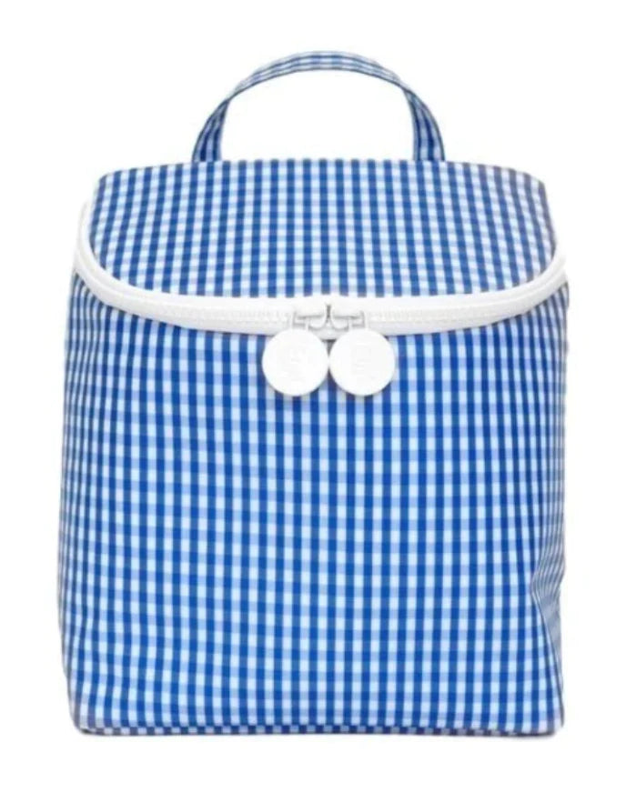 TRVL Design Take Away Bag: Gingham Royal