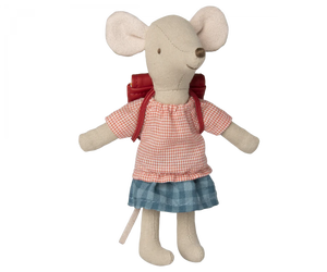 Tricycle Mouse Big Sister w/Bag Red