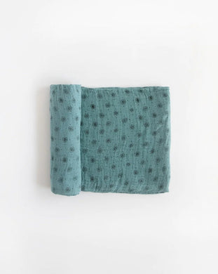 Cotton Muslin Swaddle- Wallflower