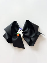 Load image into Gallery viewer, Big Halloween Charm Grosgrain Bow