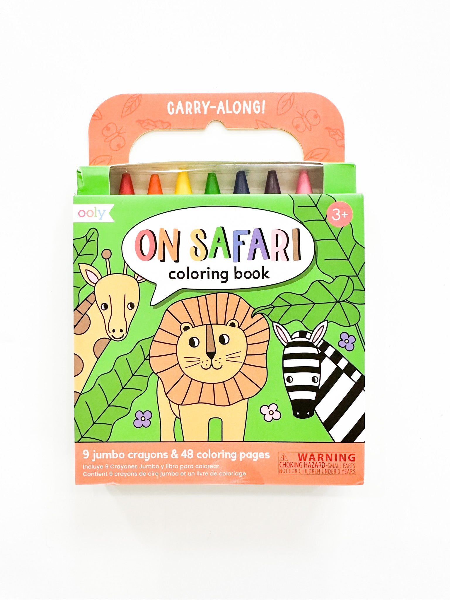 Ooly Carry-Along Coloring Book - on Safari