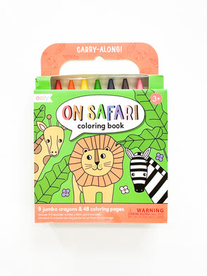 Carry Along Crayon & Coloring Book: On Safari
