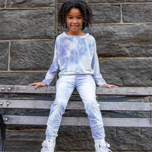 Slouchy Sweatshirt Lavender Velvet