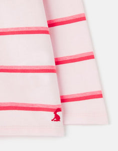 Joules Pink/ Red Stripe Longsleeve Tee