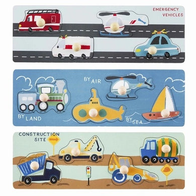 Transportation Knob Puzzles